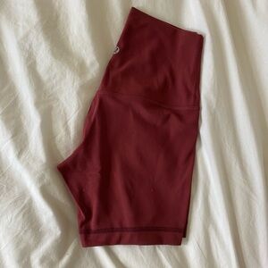 Lululemon Align Short 5” Mulled Wine